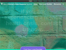Tablet Screenshot of childcrisisresponsemn.org
